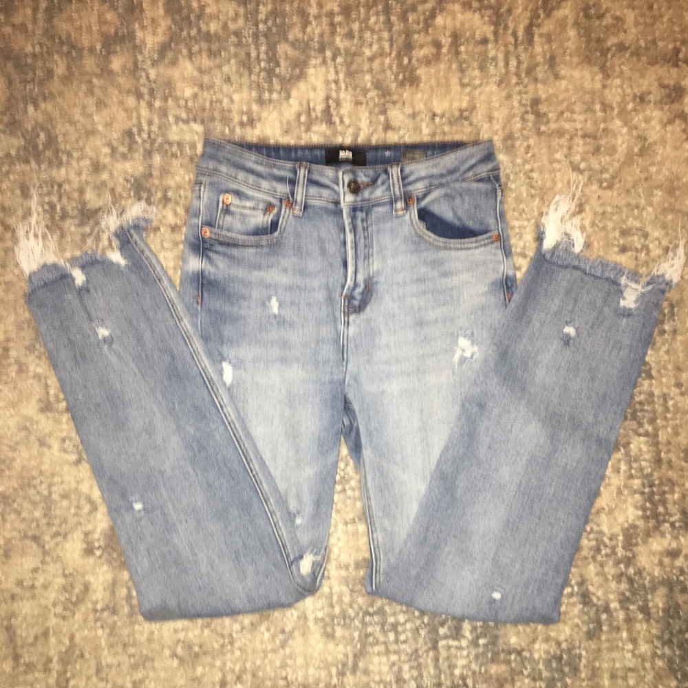 I&M distressed skinny jeans